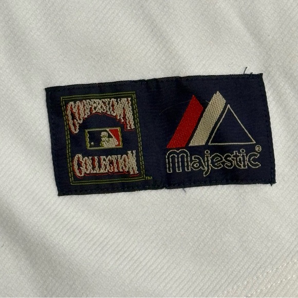 Majestic White Chicago Cubs MLB Jersey with Red and Blue Accents Mens Size L - Picture 2 of 8